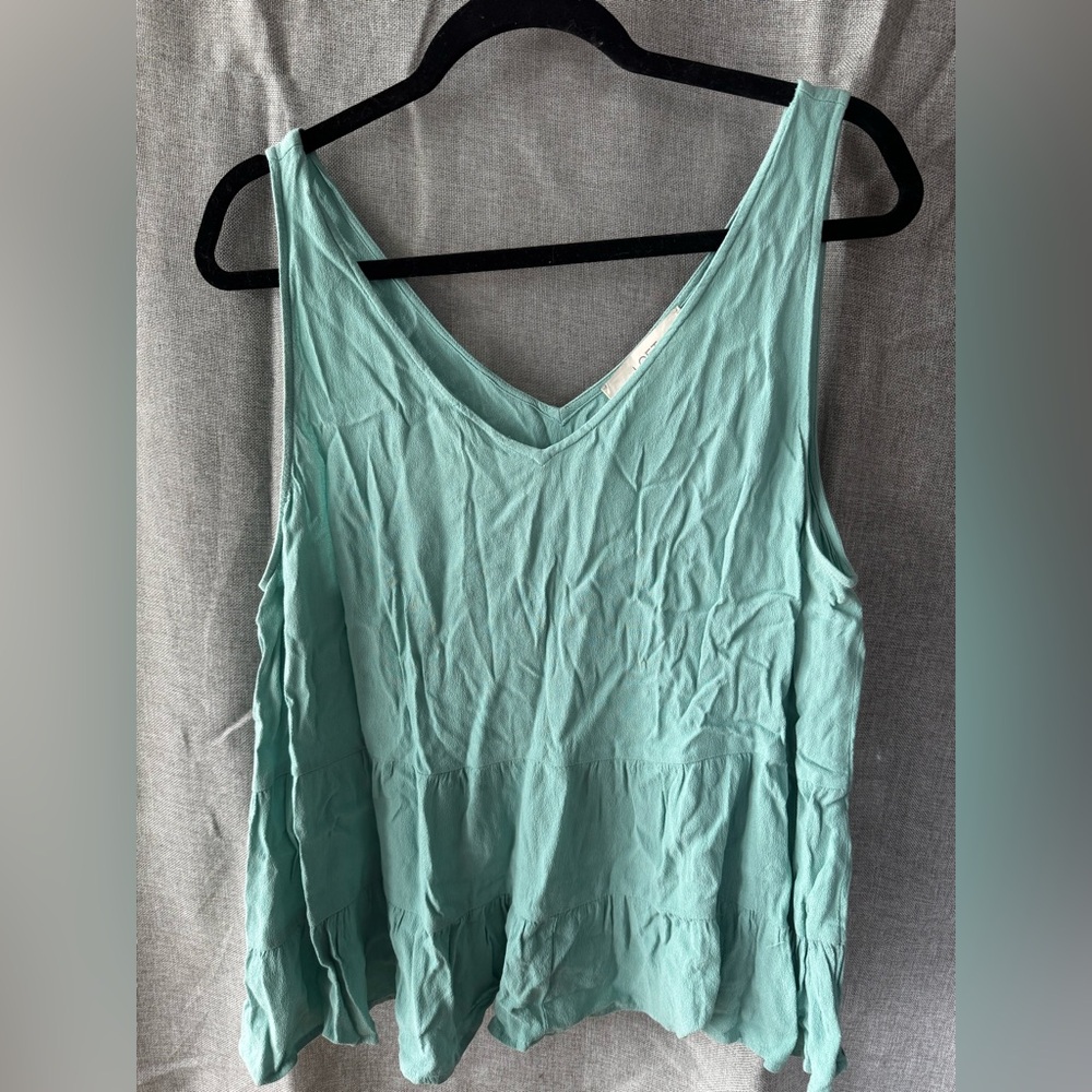 Loft Lightweight Mint Green Sleeveless Top